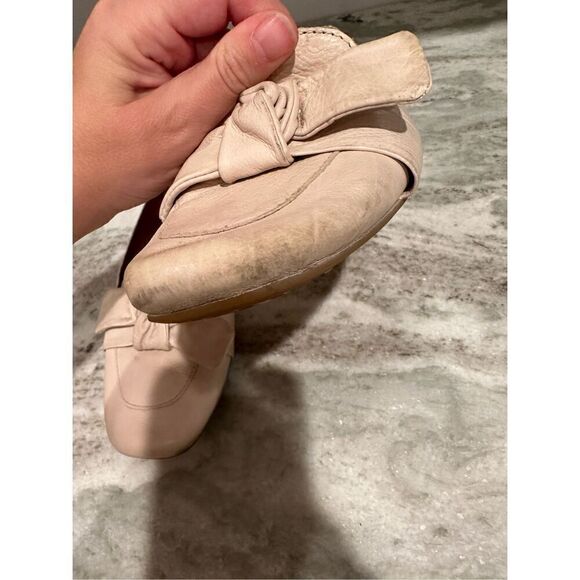 Born KHELK22 Blush Link Bow Flats Shoes Size 7.5 - Picture 3 of 12